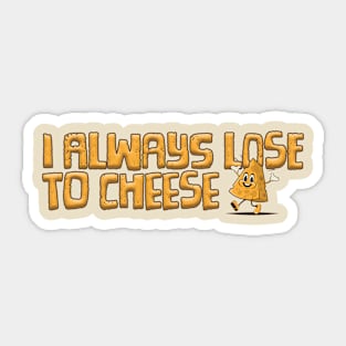 Foodfight(ers) Podcast- I Always Lose To Cheese Sticker